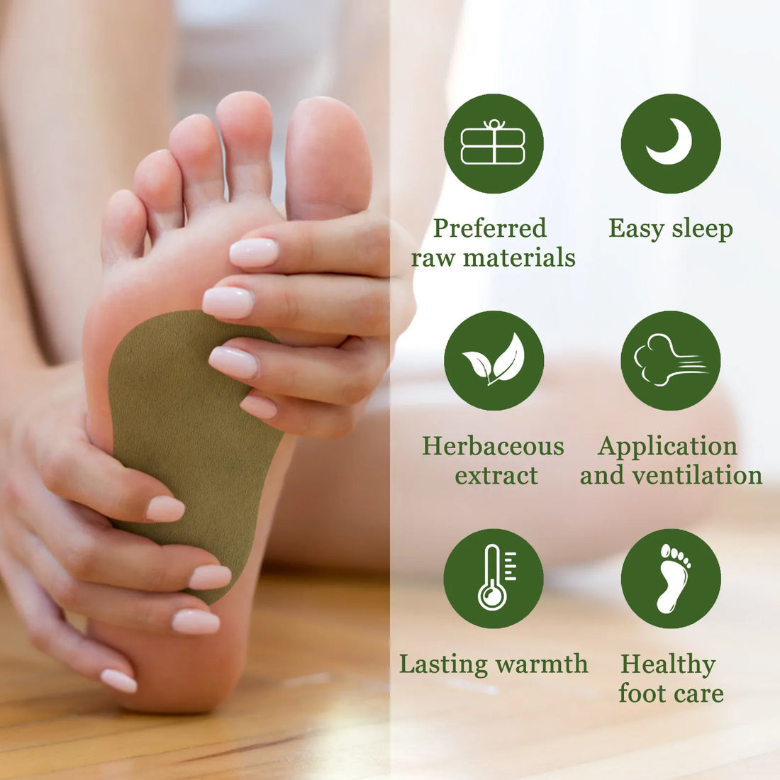 Foot Patch To Relieve Body Stress