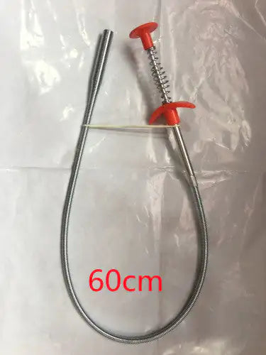 60CM Sewer Dredger Spring Pipe Dredging Tool Household Hair Cleaner